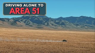 Driving alone to AREA 51: America's Secret Alien Base (Hidden On Google Maps)