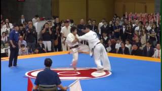 2016年10月 総極真世界大会 中量級決勝戦