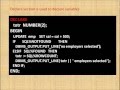 IMPLICIT CURSOR EXAMPLE PL SQL ORACLE PROGRAMMING