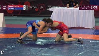 GOLD GR - 41 kg: H. ARAKELYAN (ARM) v. A. ISAKOV (RUS)