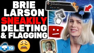 Brie Larson FLAGGING Videos Already? Called Out For Secret Camera Crew & Fake Video!