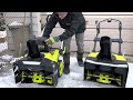 latest ryobi 40v cordless snowblower ry 408101