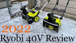 Latest Ryobi 40V Cordless Snowblower RY 408101