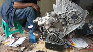 Mitsubishi L200 4D56 k74 engine rebuild part 2 #mitsubishi #mechanic #engine #vairal #views