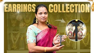 Latest Earrings Collection | Latest Gold Earrings Design | Preeth Collections |