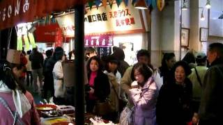 博多の台所：柳橋連合市場【高山漬物店】2011年大晦日.AVI