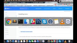 Ionic install version 2