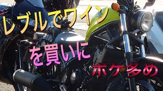 ワインを買いに行く【レブル250】