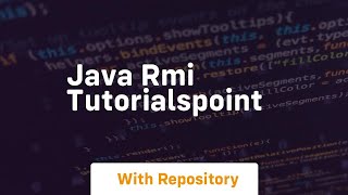 java rmi tutorialspoint