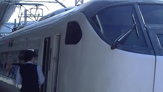 【車内放送】特急はるか25号（281系　女性車掌　日本語＆英語肉声放送　はるか手動チャイム　京都－新大阪）