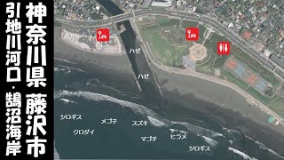 【神奈川県藤沢市】『引地川河口・鵠沼海岸』の海釣りガイド（釣れる魚・駐車場・トイレ）