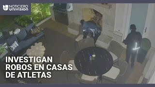 Autoridades investigan ola de robos en casas de atletas de alto perfil: lo que se sabe