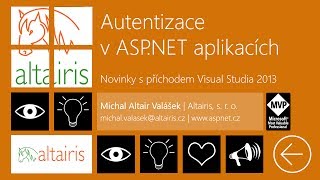 MS Fest Brno 2013: Autentizace uživatelů v ASP.NET aplikacích
