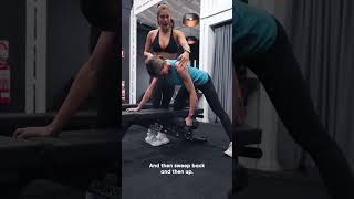 How To Do A Single-Arm Dumbbell Row | Form Check With Katie Martin #shorts