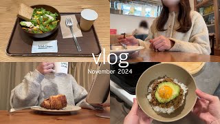 〈vlog〉社会人の休日3days/最近のコーデ/PLAZA購入品💄/おすすめランチ🍽️