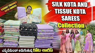 Silk Kota and Tissue Kota Sarees | Silk Kota Sarees | Tissue Kota Sarees | Colours Overload Sarees