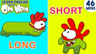 Learn With Om Nom | Long And Short | Om Nom Learning Videos