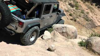 Jeep JK Rock Rail Testing by Dominion OffRoad