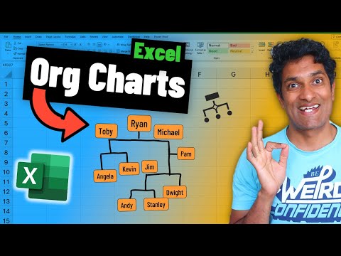 Как создать орг. Диаграммы в Excel, связанные с вашими данными (Visio не требуется)