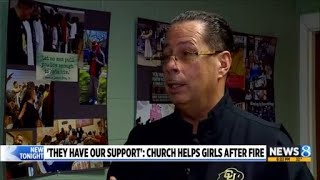 Church rallies donations for girls who lost sister in fire