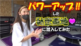 【秘密のガレージに潜入♡】日米コラボ？！なんなんだ？！この家のガレージは？！その１≪Yui_Tube 車好き女子♡≫ 車好き女子♡