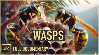 The Secret Life of Wasps: Nature’s Fierce Architects | 4K