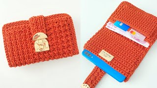 Easy crochet wallet with divisions | Easy and quick