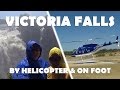 Victoria Falls helicopter flight and walking tour in Zimbabwe