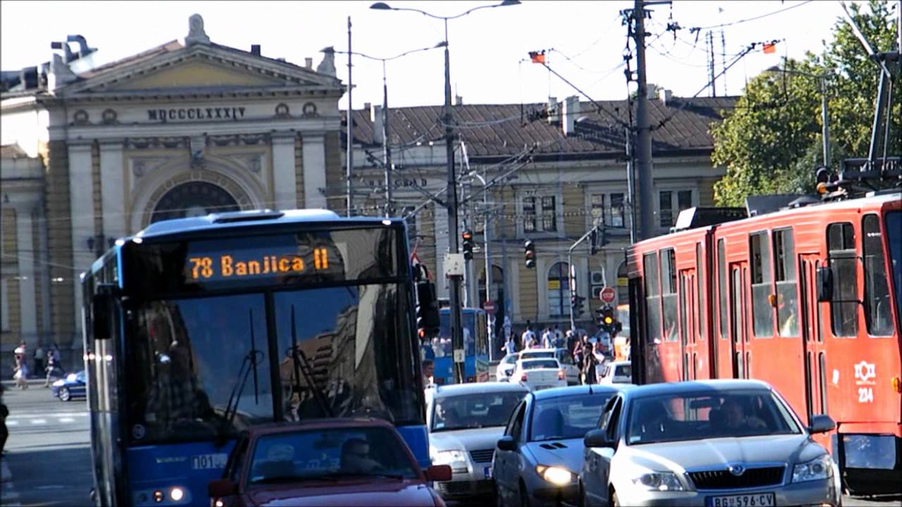 Trams In Beograd, Belgrade, Serbia - YouTube