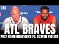 Brian Snitker & Reynaldo Lopez Recap Atlanta Braves Win vs. Boston, Lopez Impressive Start of Season