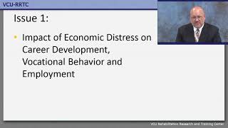 Career Development & Employment Research in Rehabilitation: Issues & Recommendations