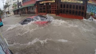 tormenta inesperada en cancún