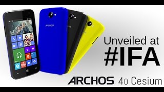 Archos 40 Cesium, first windows phone from them, will launch in September at £80 or $130