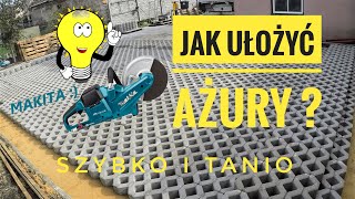 Parking z płyt ażurowych krok po kroku - eko podjazd - #Brukarz #Paving #brukarstwo #pavingstone