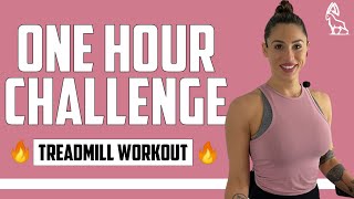 1 HOUR CHALLENGE! | Treadmill Follow Along! #IBXRunning