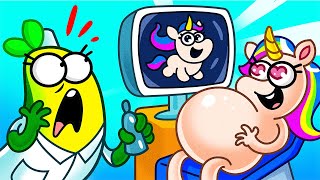 Oh No! What's in Your Belly, Unicorn? | Pregnant Escape by Avocado Family