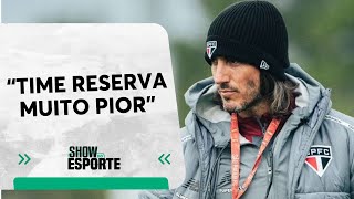 'O time reserva do São Paulo é muito pior que o titular', diz Elia Jr