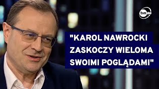 Prof. Dudek: Słowa Nawrockiego o Ukrainie nie dziwią. Na pochyłe drzewo każda koza skacze @TVN24