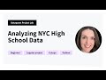 Analyzing NYC High School Data [Beginner Python Project Walkthrough]