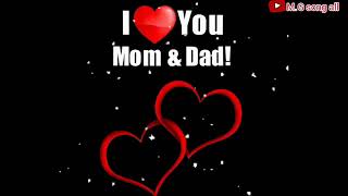 mom dad status 🥰 maa papa ke liye status  Mom Dad ringtone//#Theshricreationarmy song//video song