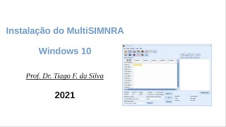 [TUTORIAL] Instalação do programa MultiSIMNRA no Windows