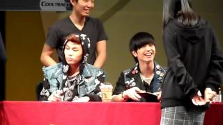 [fancam] 120919 BTOB Yongsan Fan Sign - Peniel, Ilhoon, Sungjae