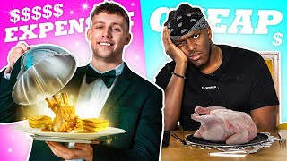 SIDEMEN TRY EXPENSIVE VS CHEAP FOOD!