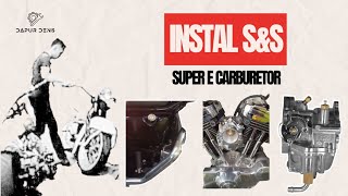 #1 Intake - S&S Super E Carburetor Install, 1994 Harley Davidson - Sportster XLH 1200