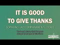 It is Good to Give Thanks | Soprano | Vocal Guide by Sis. Sarah Macabali