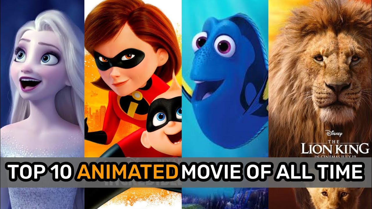 Top 10 Highest Grossing Animated Films Of All Time - YouTube