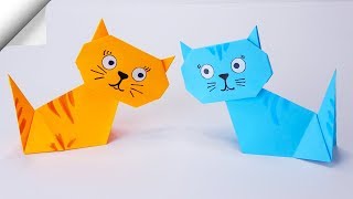 How to make origami CAT | Paper crafts | Origami CAT