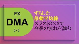 FX ずらした移動平均線スラスト３×３で今後の流れを読む