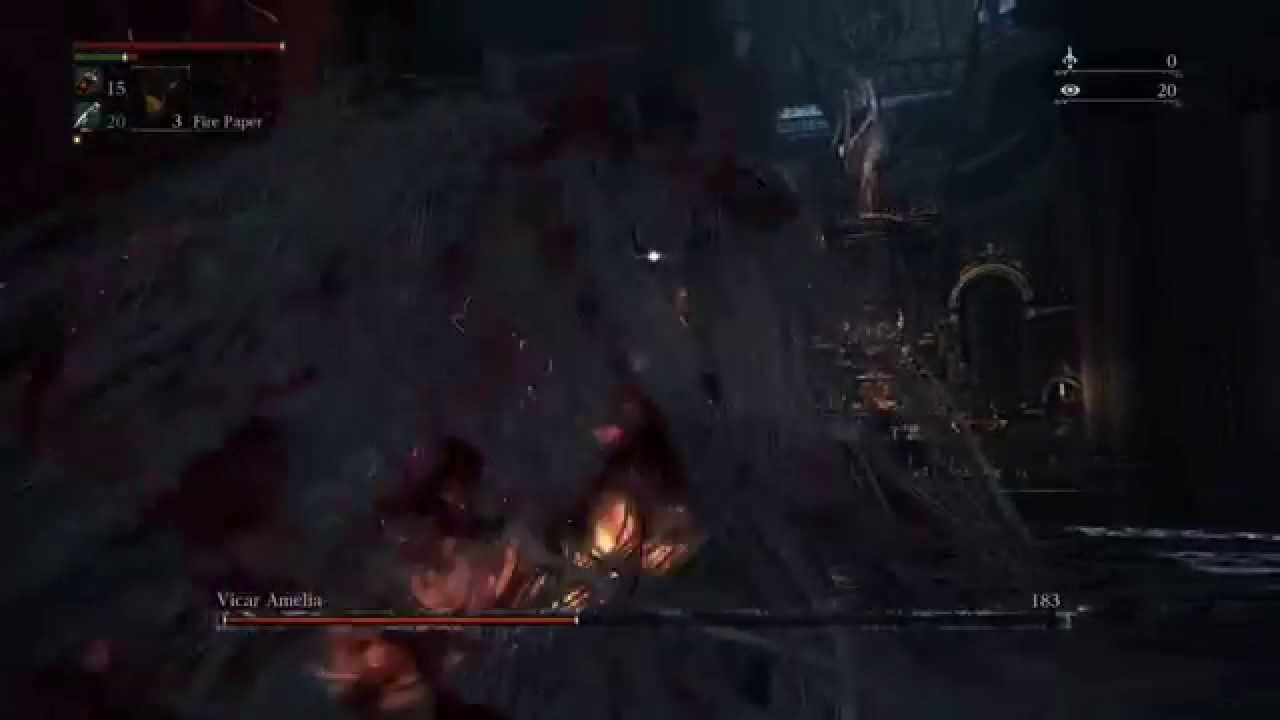 Bloodborne Vicar Amelia Boss Fight Youtube