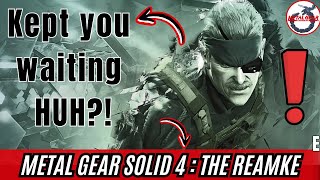 MGS4 Remake after METAL GEAR SOLID Δ: SNAKE EATER?